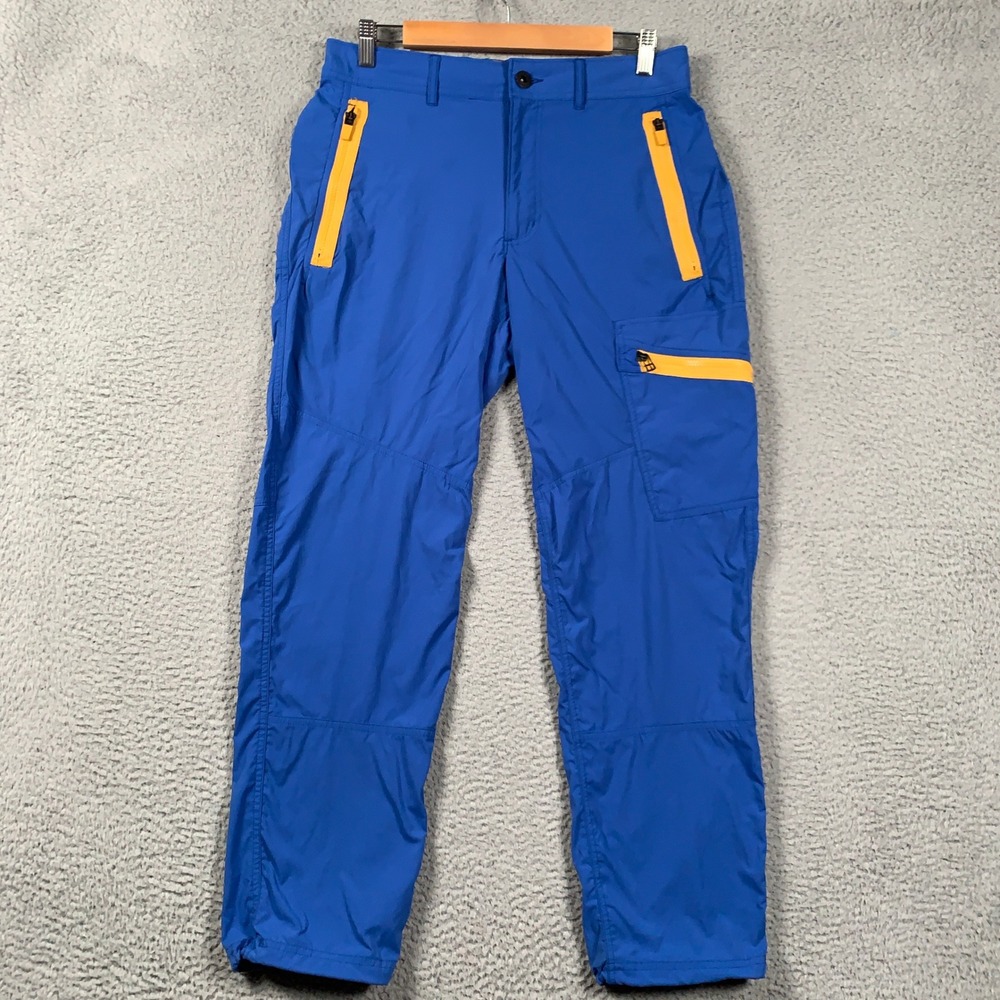 Outdoor Afro x REI Co-op Trail Pants Mens 34x30 Blue Hiking Cargo Outdoor Pants